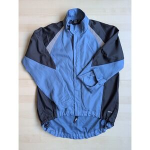 Kerrits  Jacket Blue Black Reflective High Low Adjustable Vented sz Med